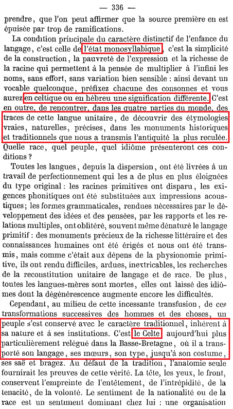 La vraie langue celtique - Le livre p000 archéologie 1860 02