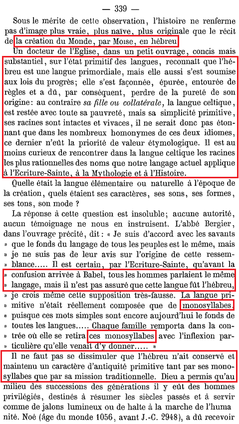 La vraie langue celtique - Le livre p000 archéologie 1860 05