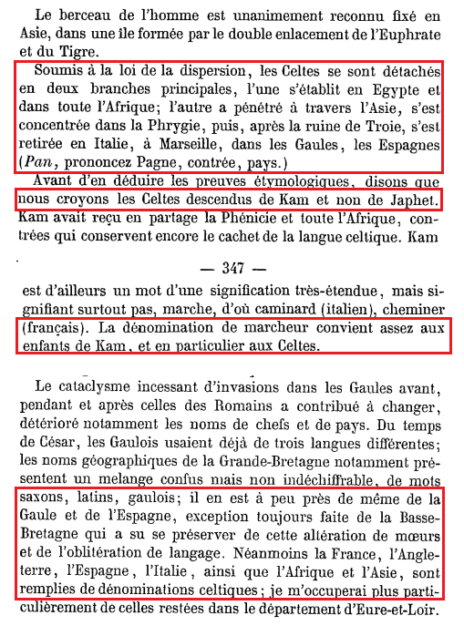 La vraie langue celtique - Le livre p000 archéologie 1860 08