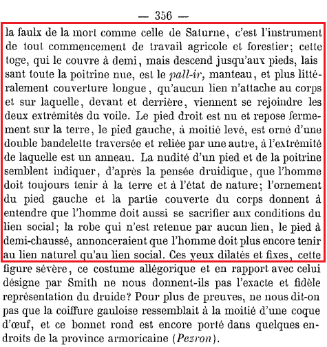 La vraie langue celtique - Le livre p000 archéologie 1860 13